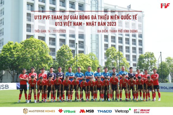 u13 pvf thieu nien quoc te u13 viet nam nhat ban
