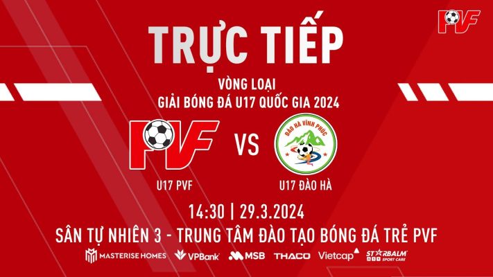 Highlights: U17 PVF-U17 Đào Hà