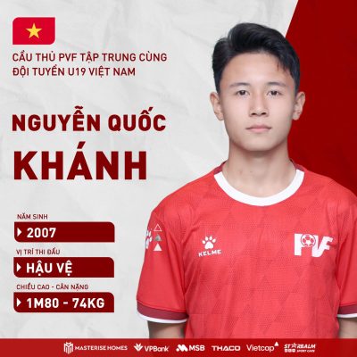 Cầu thủ Nguyễn Quốc Khánh