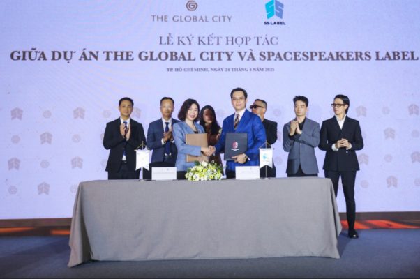 The Global City vừa chính thức ký kết hợp tác cùng SpaceSpeakers Label – đơn vị sản xuất âm nhạc hàng đầu Việt Nam, hứa hẹn mang đến trải nghiệm sống khác biệt và khơi nguồn cảm hứng cho cộng đồng cư dân