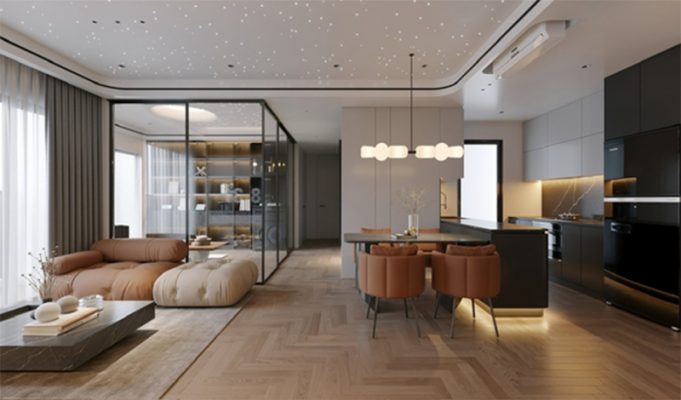 Không gian rộng rãi