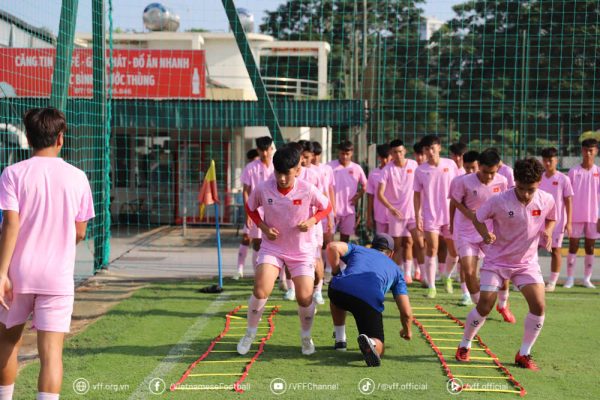 7 cầu thủ PVF góp mặt trong đội hình của ĐT U16 Việt Nam (Nguồn ảnh: VFF)