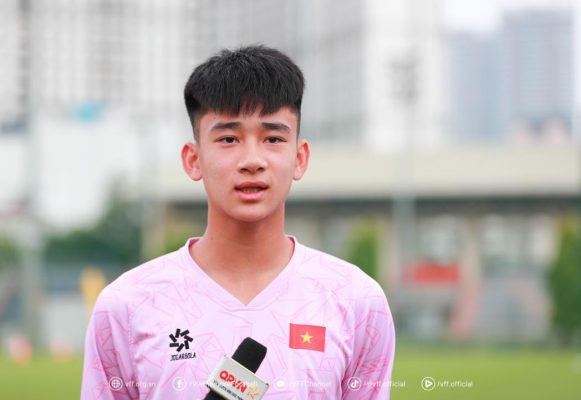 Tiền đạo Văn Dương chia sẻ mục tiêu tại Vòng loại U17 châu Á 2026